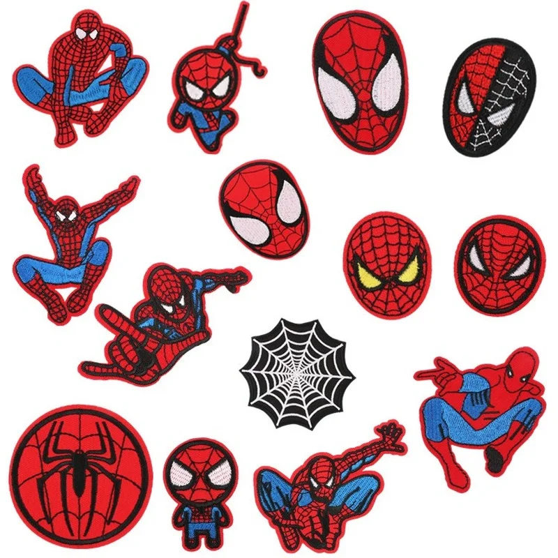 Embroidered Patch Spiderman Clothes