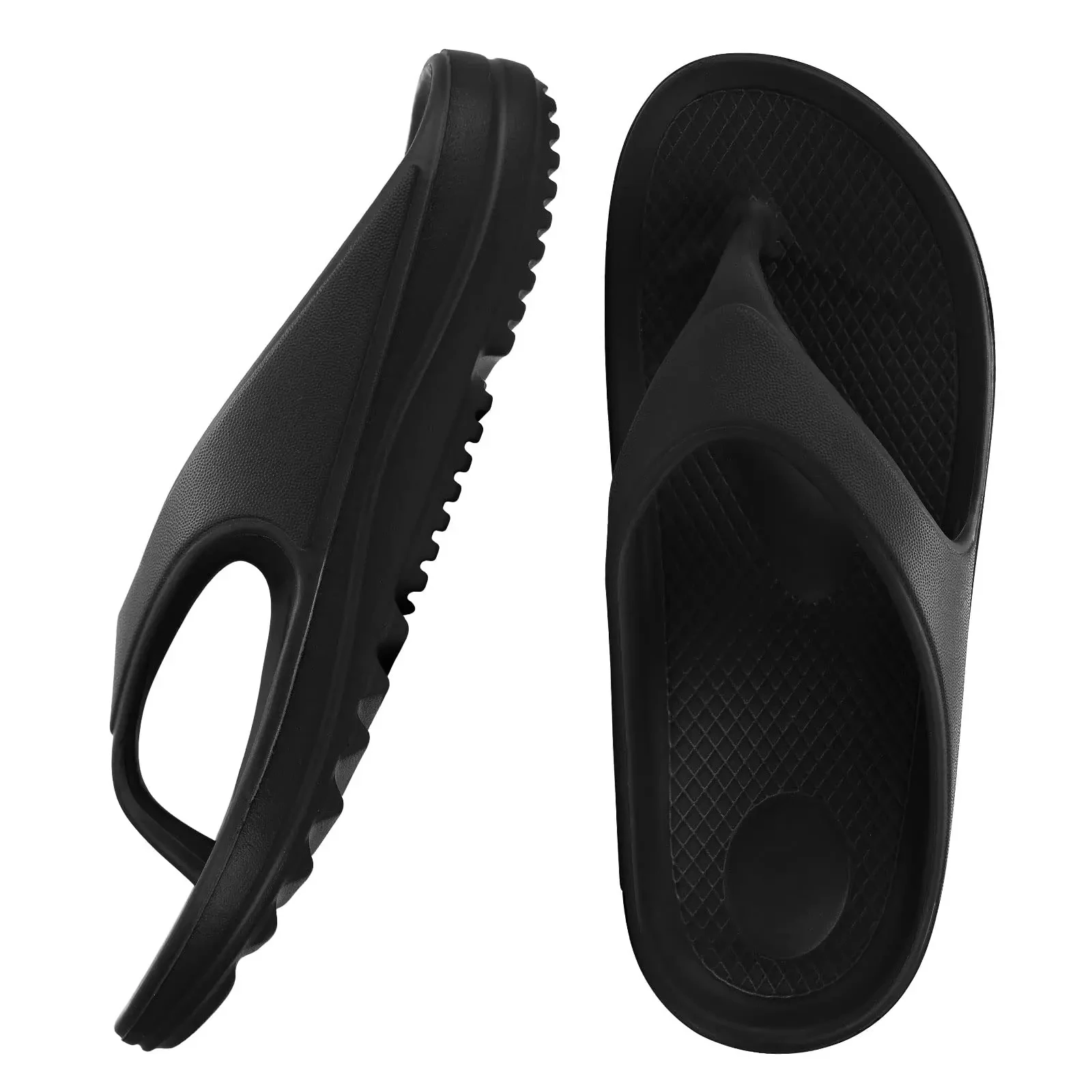 

1019 Platform Flip Flops Women Summer Beach Sandals With Arch Support Non-slip Bathroom Slides