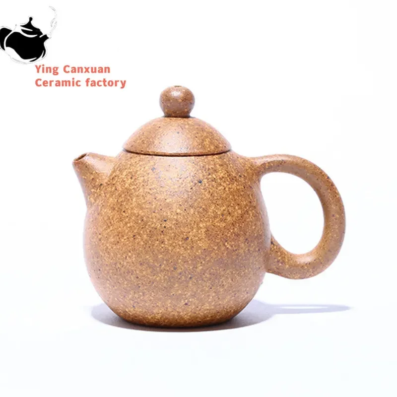 

Chinese teapot 100ml Classic teapot Purple Clay Teapot Raw Ore Section Mud Beauty Kettle Zisha Dragon Egg Tea Pot Chinese Tea Se