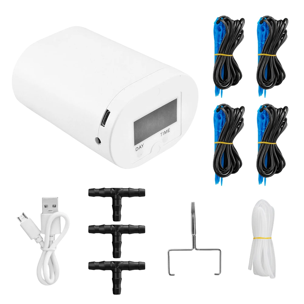 Automatic Plant Flower Watering Pump 2/8/16 Heads Pump Flowers Plants Home Sprinkler Indoor Plant Watering Device Garden Tool