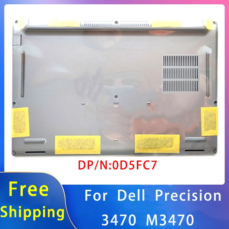 

New For Dell Precision 3470 M3470;Replacement Laptop Accessories Lcd Back Cover With LOGO 0D5FC7 Silvery Gray D Cover