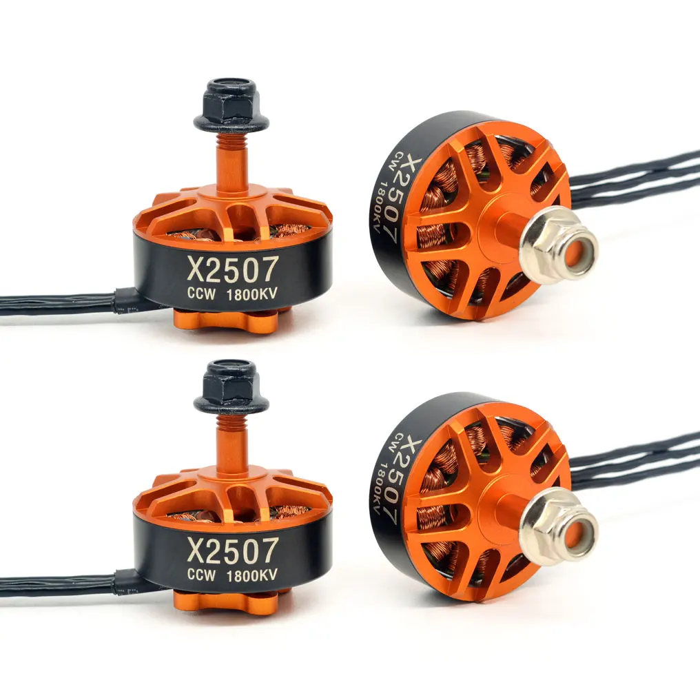 1 / 2 /4 pcs XM2507 1800KV 3-6S Brushless Motor CW CCW for RC Drone FPV ...