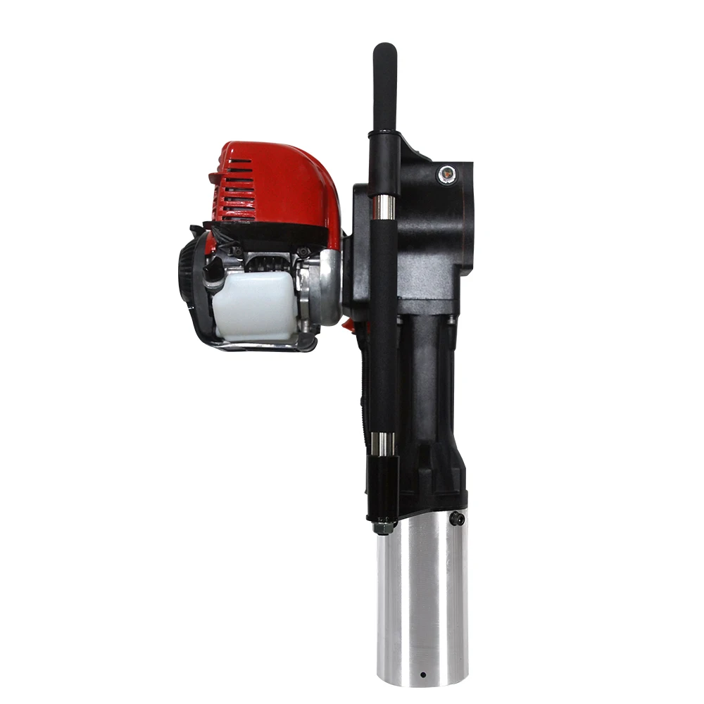 

4-stroke mini portable pile driver hammer piling machine solid cylinder oil handheld fence post driver