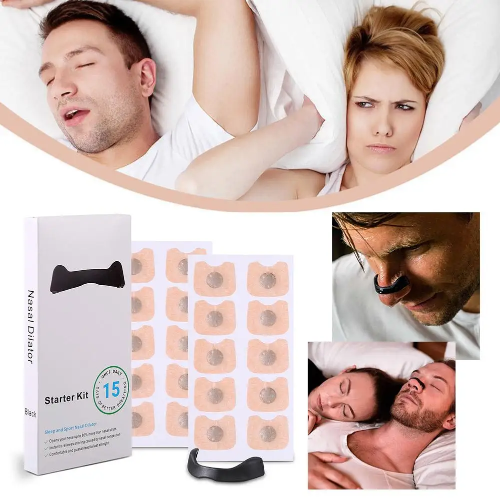 Sleep and Sport Nasal Dilator Breathing Nasal Strip Starter Kit Breathing Dilators Strips Increase Nose Patch nostril opener dilators