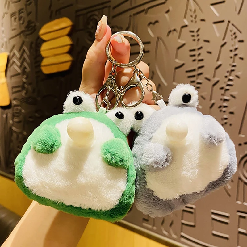 

Funny Cartoon Squeeze Spitting Bubbles Frog Plush Toys Keychain Pendant Children Stress Reliefn Toys Kids Birthday Gift