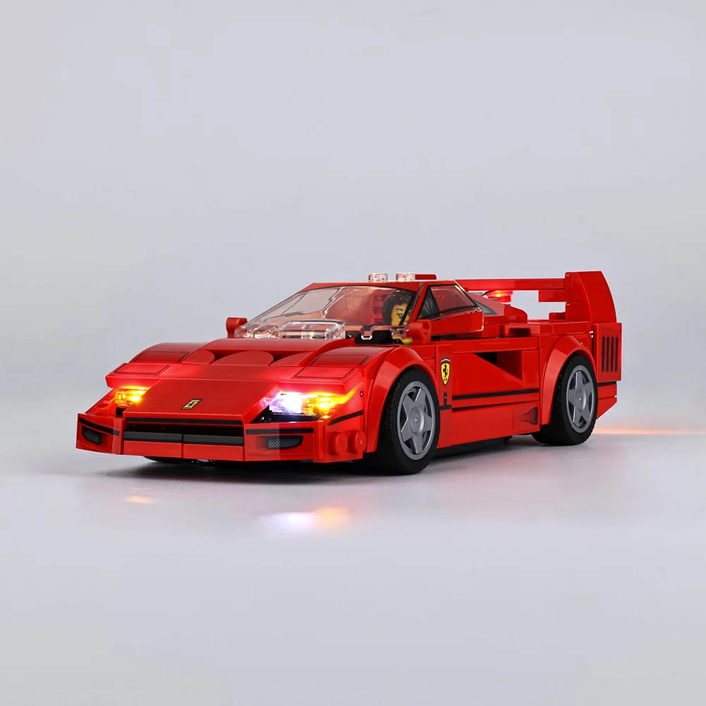 Led Işık Kiti 76934 Ferrari F40 Supercar DIY led Blokları Model Oyuncak Seti (Yalnızca Aydınlatma Kiti Yok Model)