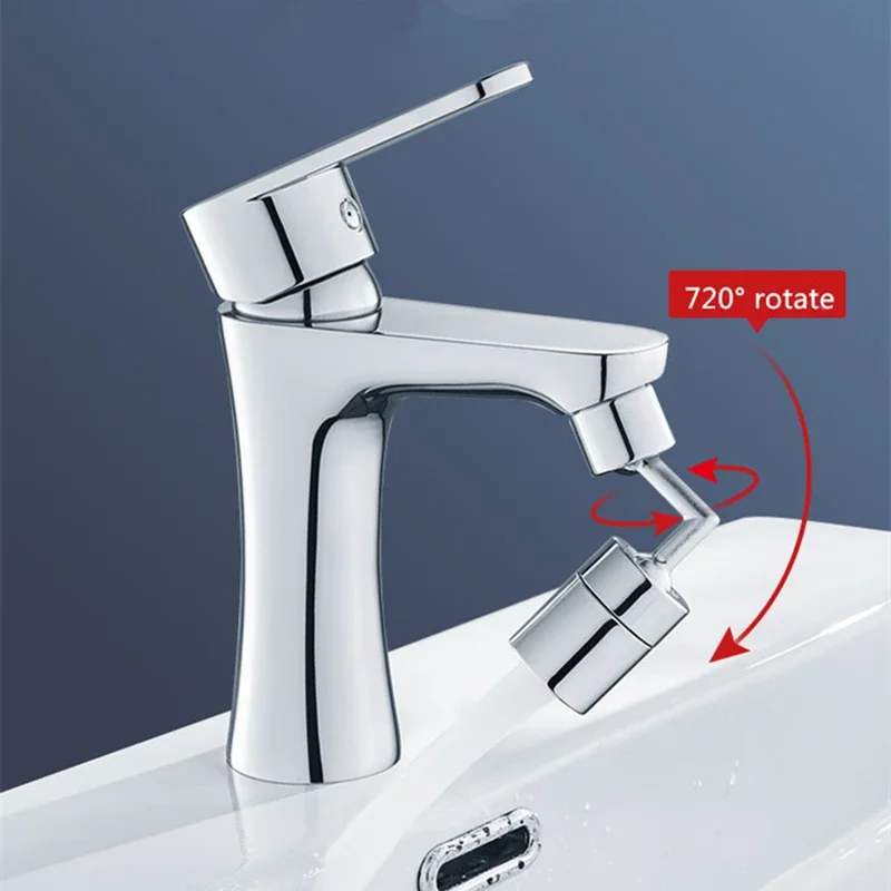 

Universal Splash Aerator Bathroom Kitchen foaming mouthwash 2 Modes 720 Degree Rotating Faucet Spray Head Filter Adapter