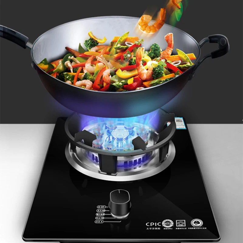 7.0KW Gas Stove Single stove Liquefied petroleum gas Desktop embedded Single natural gas stove Household fierce fire