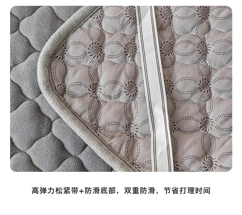 Mattress Topper Bed Cover Tatami Floor Mat Single Double Sheet