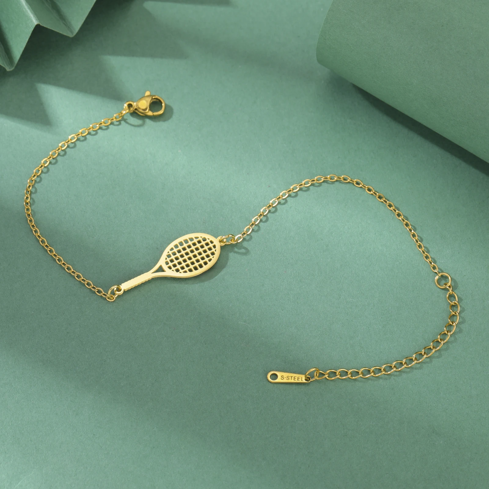 Badminton Gift FUSTMW Badminton Bracelet Adjustable Beaded