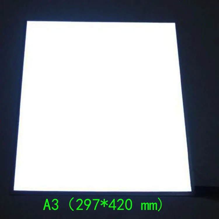 NWpangu Pannello elettroluminescente EL, lampada fai da te con retroilluminazione EL, lampada di carta tagliabile per decorazione festiva/cosplay/segnali di avvertimento, luce rosa (10 cm x 10 cm
