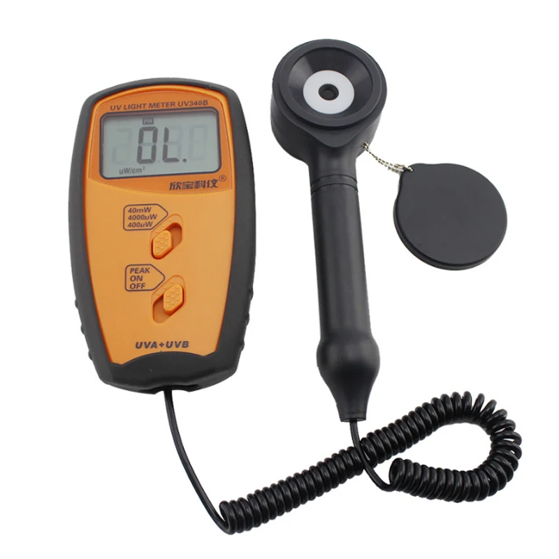 Professional UV340B Pocket Portable UV Light Meter UVA & UVB Measure Tester