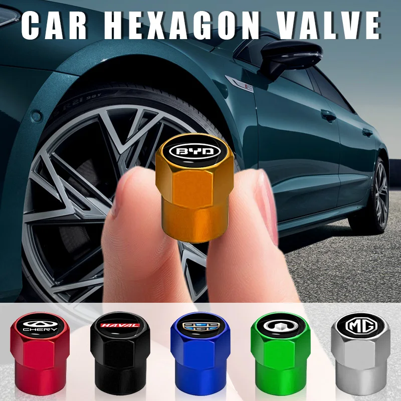 

4pcs Car Metal Alloy Tire Stem Valve Caps O Rubber Ring for Jaguar XF XJ XE E F I Pace F S X Type Xk Xkr Xfl Car Accessories