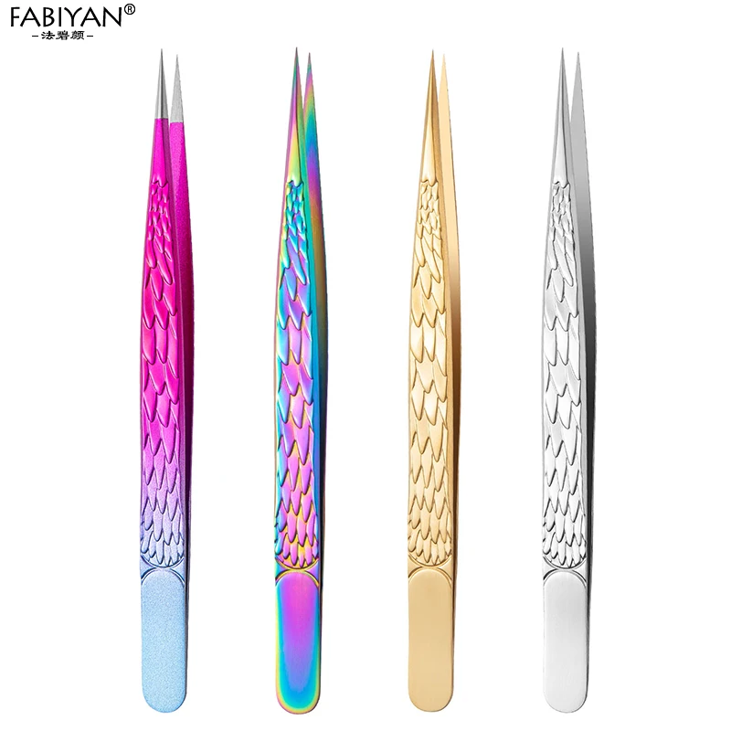 

Straight Makeup Eyelash Extension Tweezers Extension Eyelashes Stainless Steel Lashes Tools