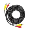 5M/10M/20M RCA Video AV DC Power Cable for TV CCTV Car Truck Rearview Camera Kit 4