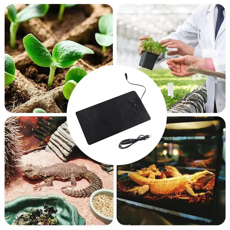 Seedling Heating Pad Seedling Heat Mat Waterproof Foldable Heating Pad for Indoor Plants Germination Hydroponic