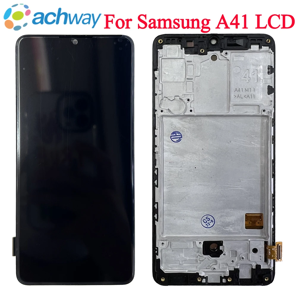 

Tested For Samsung Galaxy A41 LCD Display Touch Screen Digitizer Assembly For Samsung A415 SM-A415F/DSN SM-A415F/DSM SM-A415F/DS