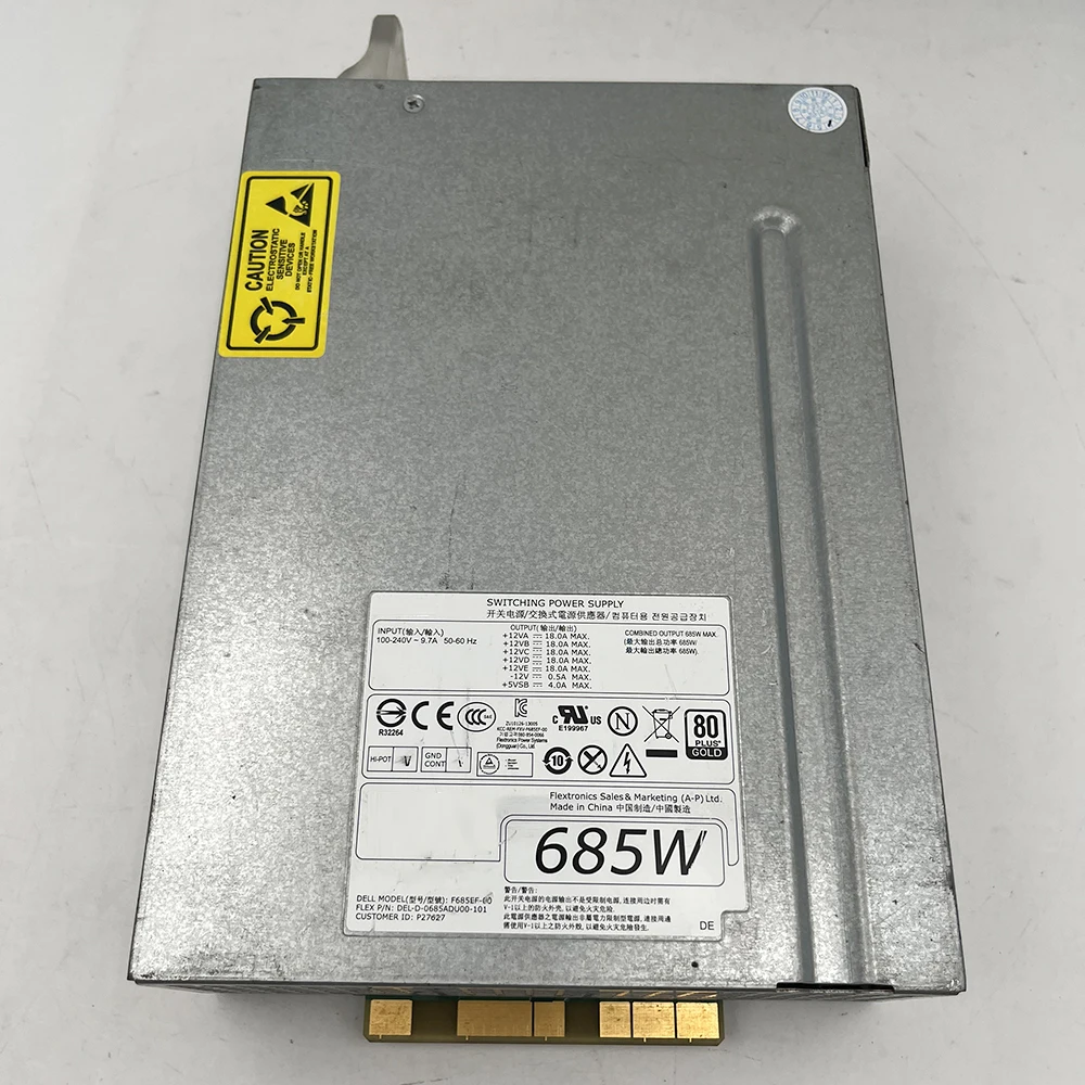 685W For DELL Workstation Power Supply T5610 F685EF-00 WPVG2 7 685W For DELL Workstation Power Supply T5610 F685EF-00 WPVG2 - Image 5