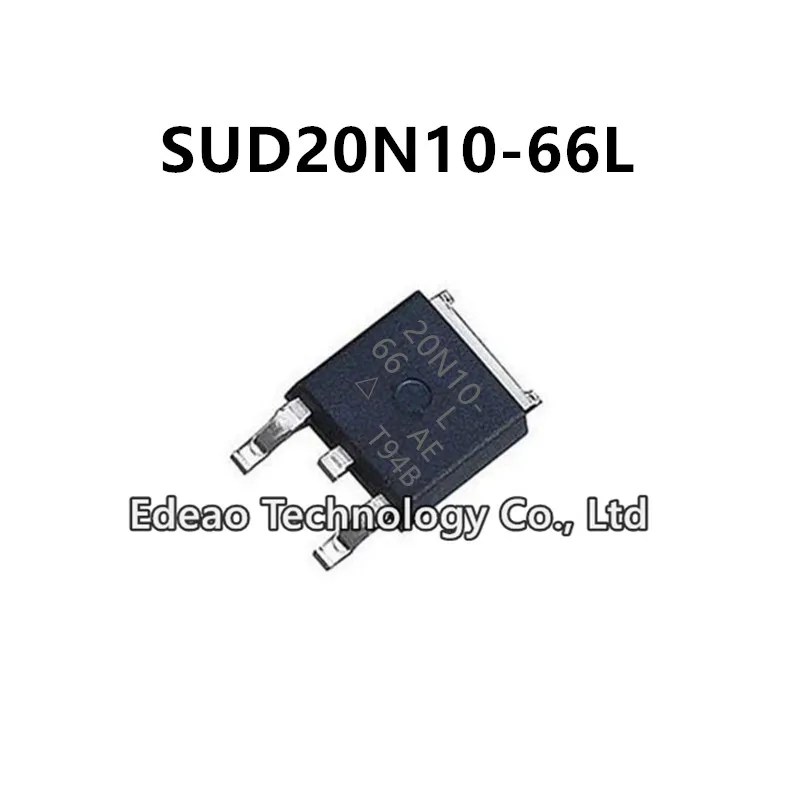

10Pcs/lot NEW 20N10-66 SUD20N10-66L TO-252 SUD20N10-66L-GE3 16.9A/100V N-channel MOSFET field-effect transistor
