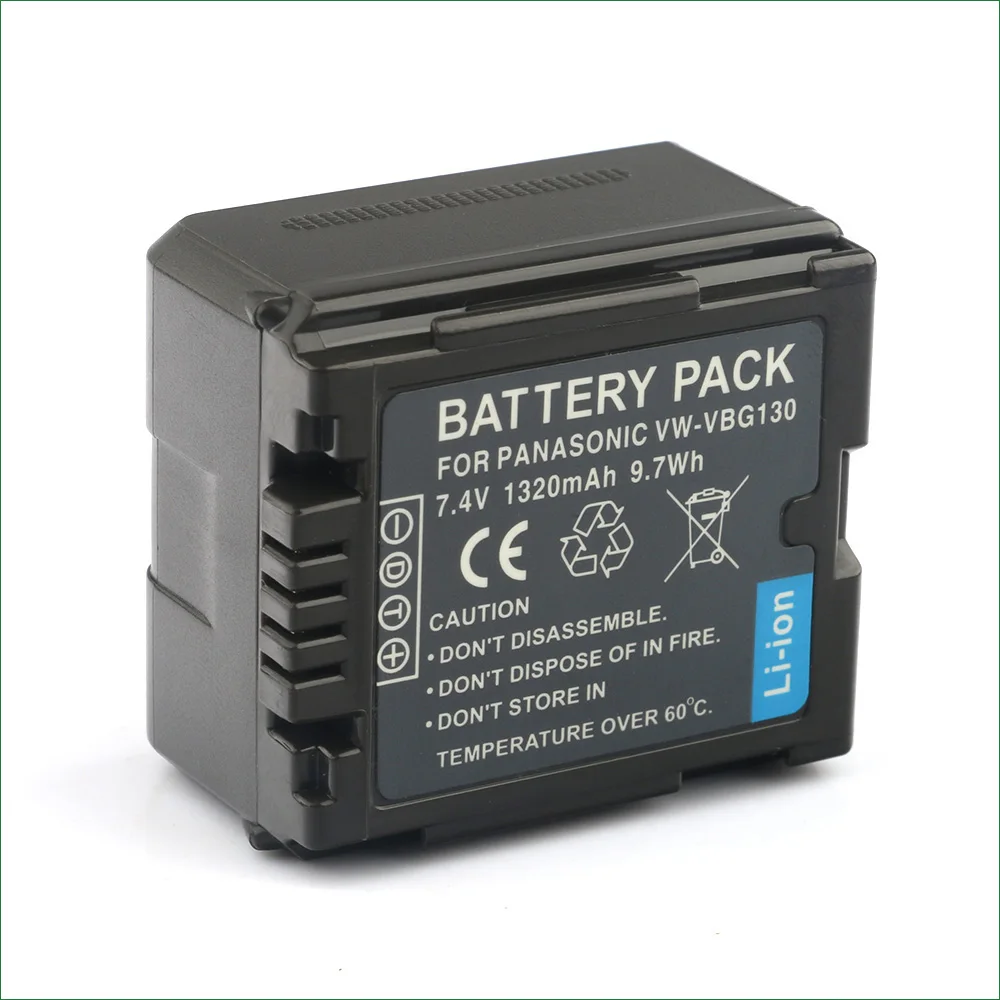 USED Panasonic VW-VBG260 7.2V 2640mAh Lithium-Ion Rechargeable Battery Pack 1304833