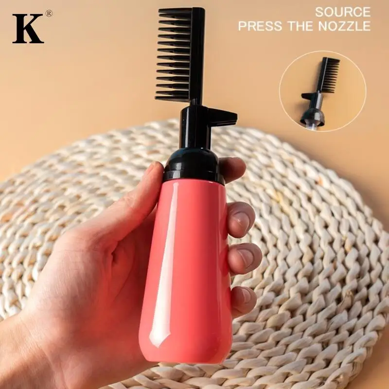 130/150/200Ml Professional Hair Coloring Comb Empty Hair Dye Bottle with Applicator Brush Dispensing Salon Styling Tool hair dye applicator bottle hair dyeing bottle hair dye bottle