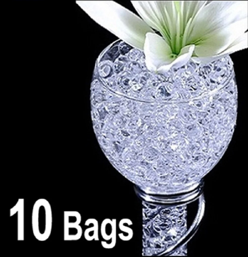 Crystal Water Beads Vase Filler Decoration  Clear Vase Centerpiece Wedding  - 100pcs - Aliexpress