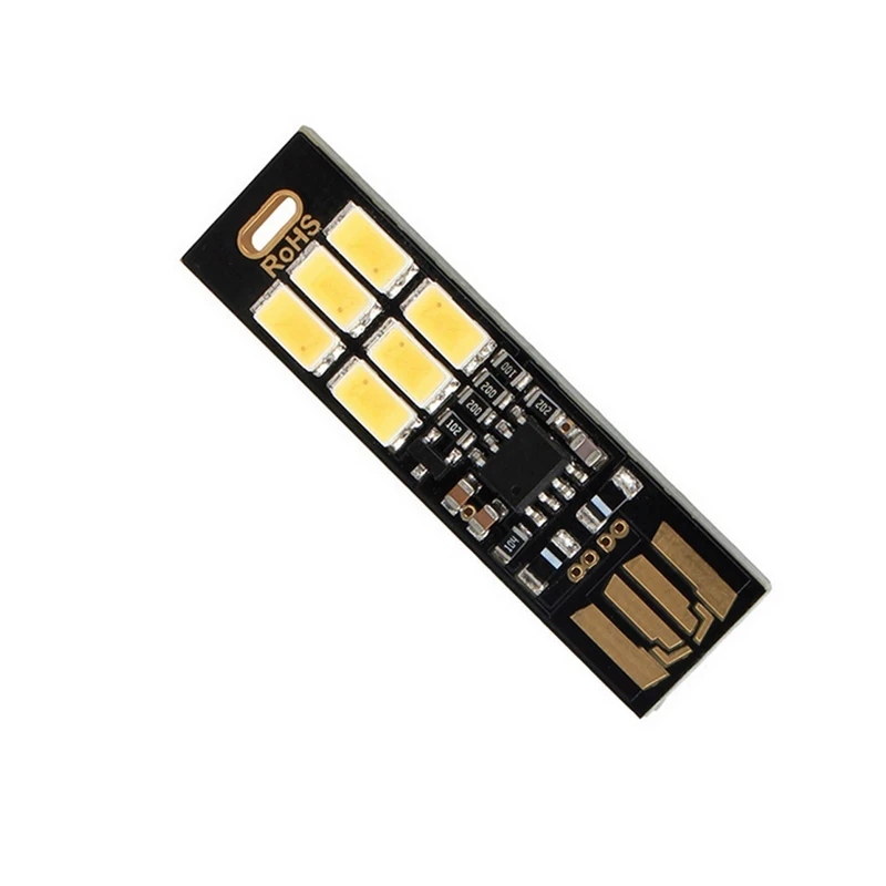 Touch Sensor Mini Night Light USB LED Plug Lamp 5V Pocket Card Lights LED Book Reading Table Lamp for Power Bank Computer Laptop