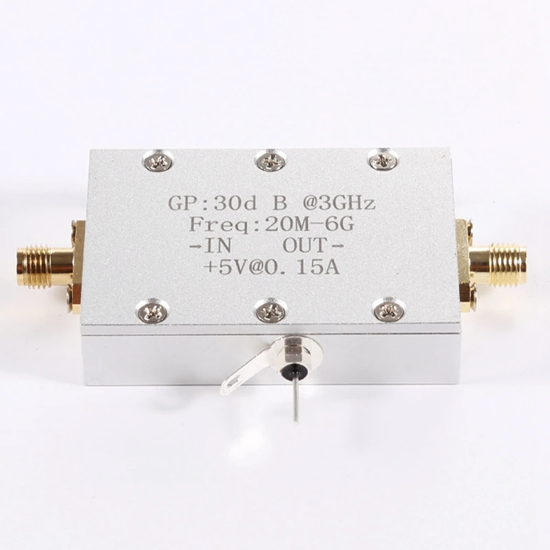 JAJA Amplifier Module 20M-6G Wideband RF Low Noise Amplifier High Gain 30Db LNA Microwave Amplification Receiver Module