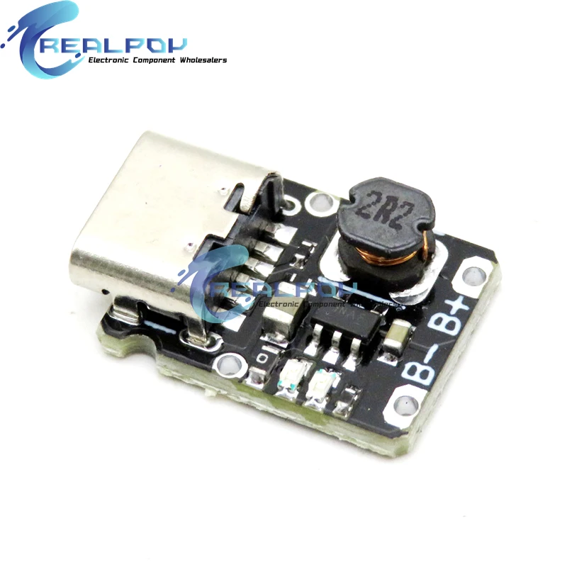 Universal USB Type-C Lithium Battery Charging and Boost Module with Integrated Protection