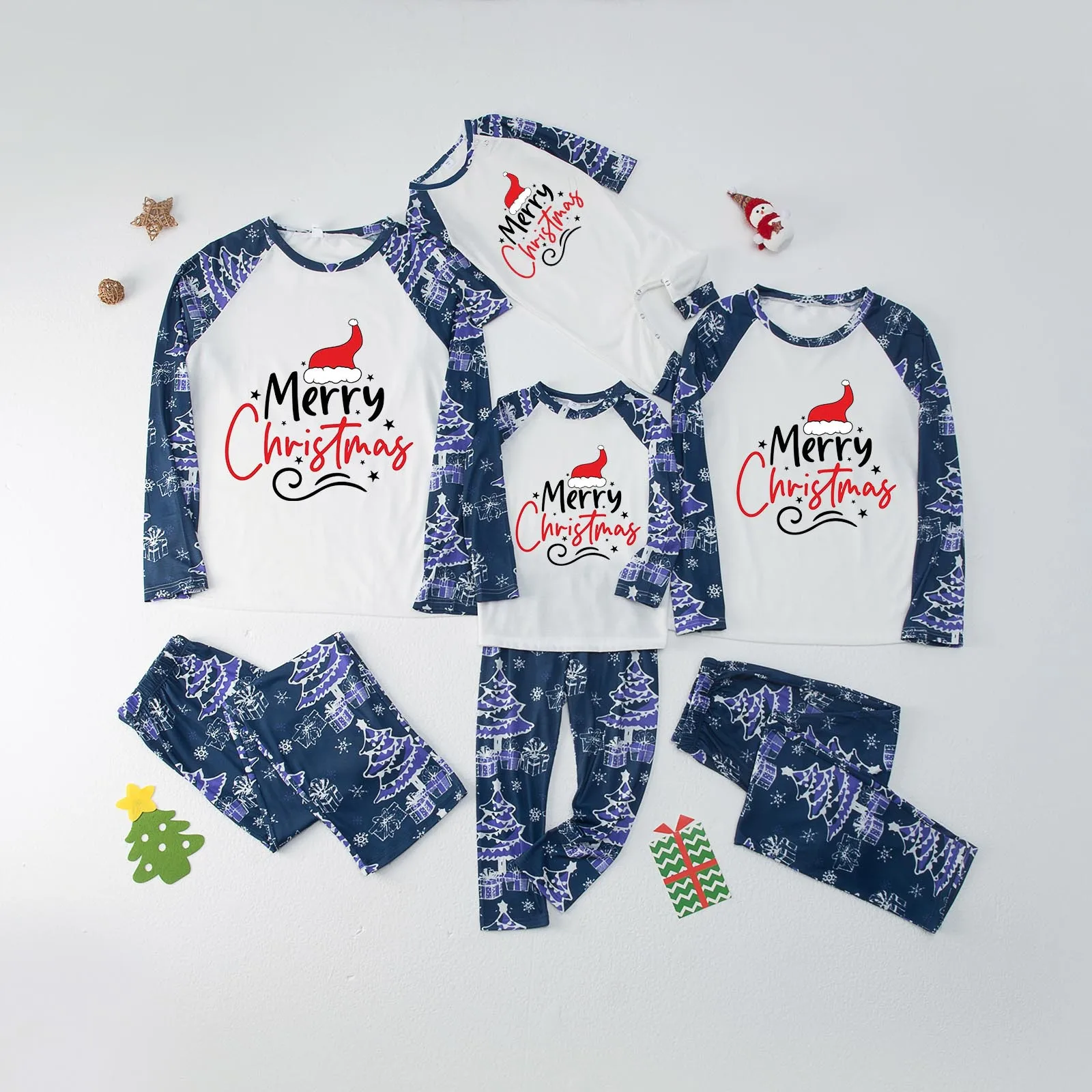 Een Stuk Set Kerst Thema Pyjama Mannen Papa Famili... - Grandado