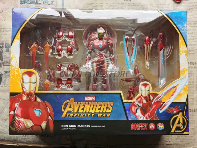 In Stock Medicom Toy MAFEX-178 Avengers:Infinity War Iron Man Mark