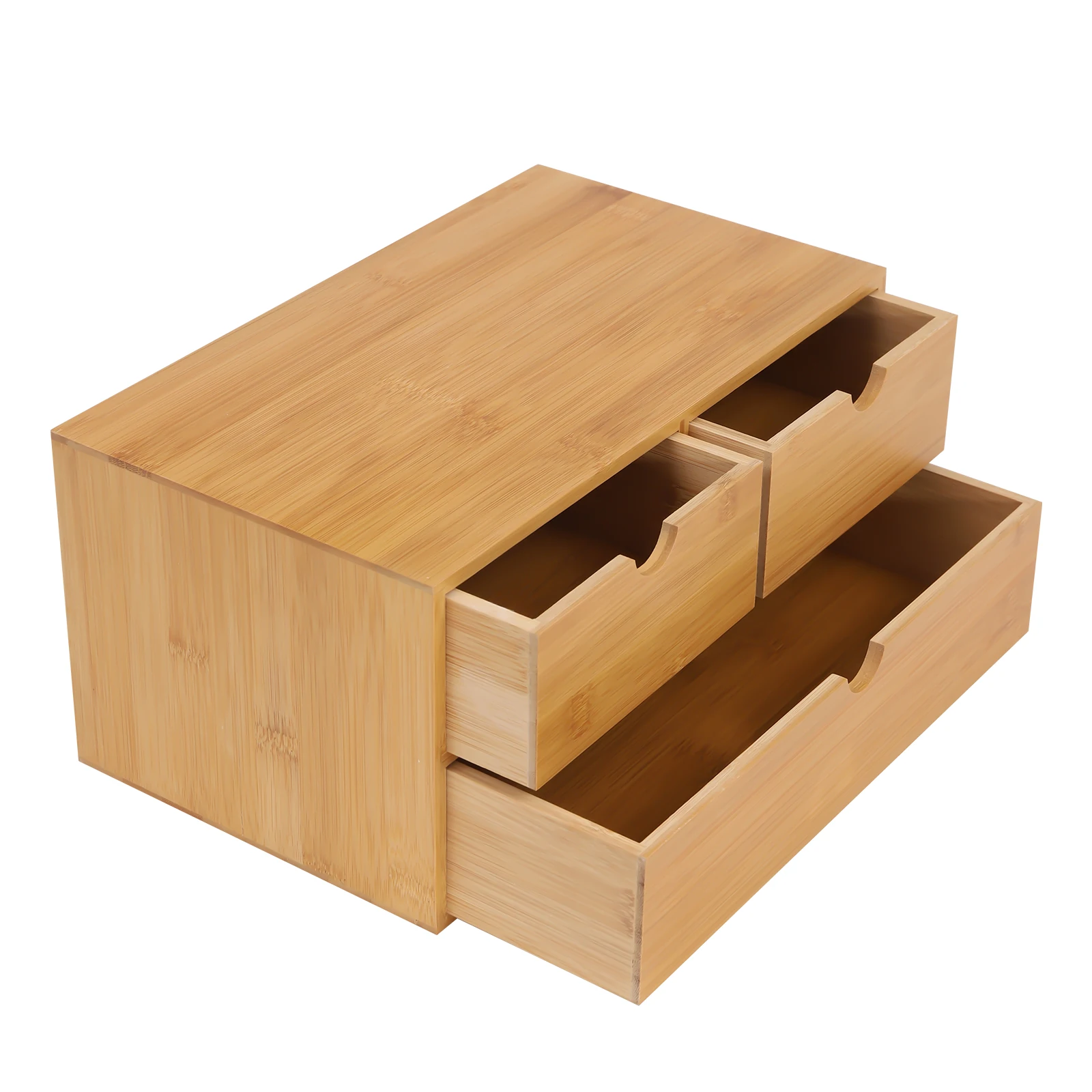 Organisateur de bureau en bambou, mini tiroir de bureau en bambou, boîte de rangement pour bureau et maison, aucun assemblage requis S0c4a2947644c4bf3a13b99bf651524bbx