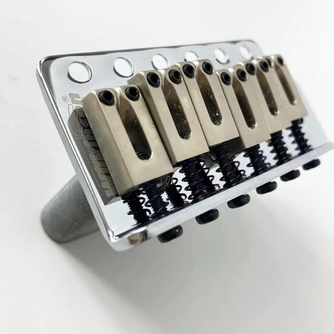 Wilkinson Tremolo Bridge Vintage Selle In Acciaio Piegato St Chitarra Elettrica Cromata
