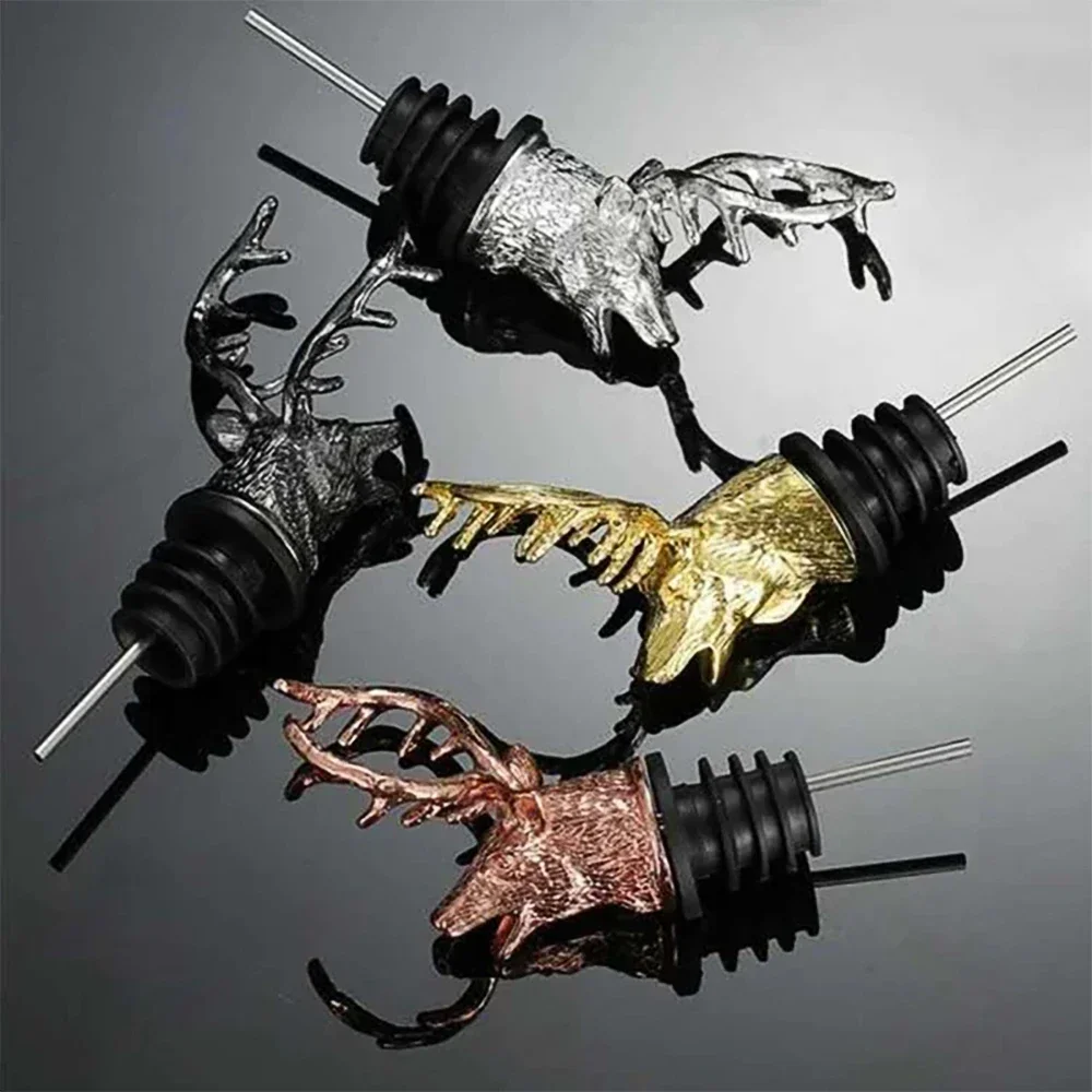 Stainless Home Steel Bar Accessories Wine Shaker Stopper Cocktail Champagne Drinkware Bottle Skirt Liquor Bikini Dispenser Deer