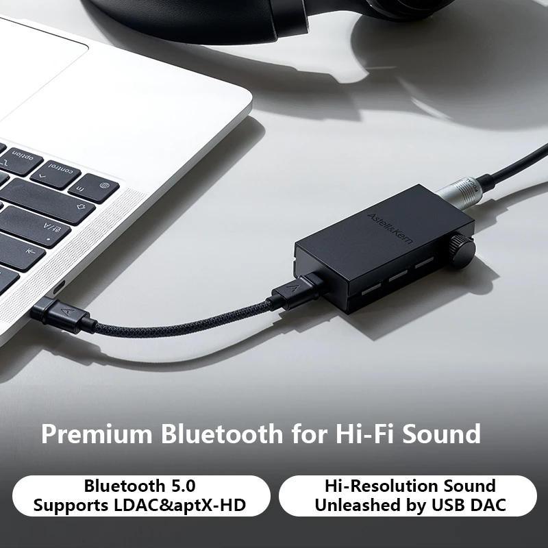 Фото Astell & Kern AK HB1 портативный Bluetooth DAC/AMP С ES9281AC PRO Hi-Fi усилитель для наушников поддерживает LDAC aptX-HD 3,5 4,4 мм выход №5