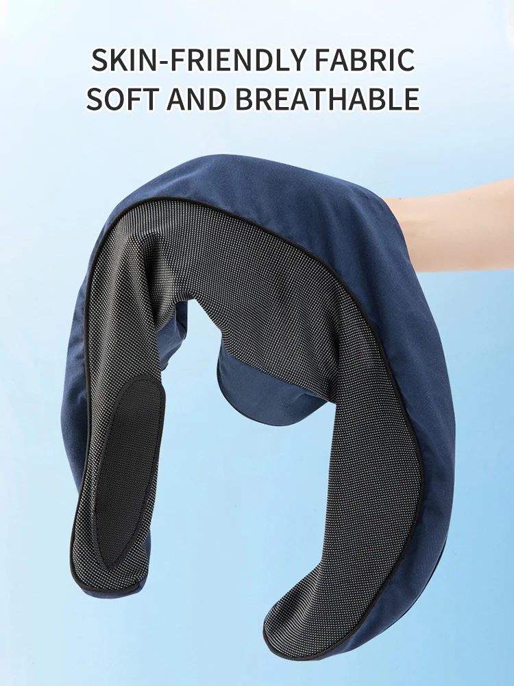 Memory foam travel pillow folded