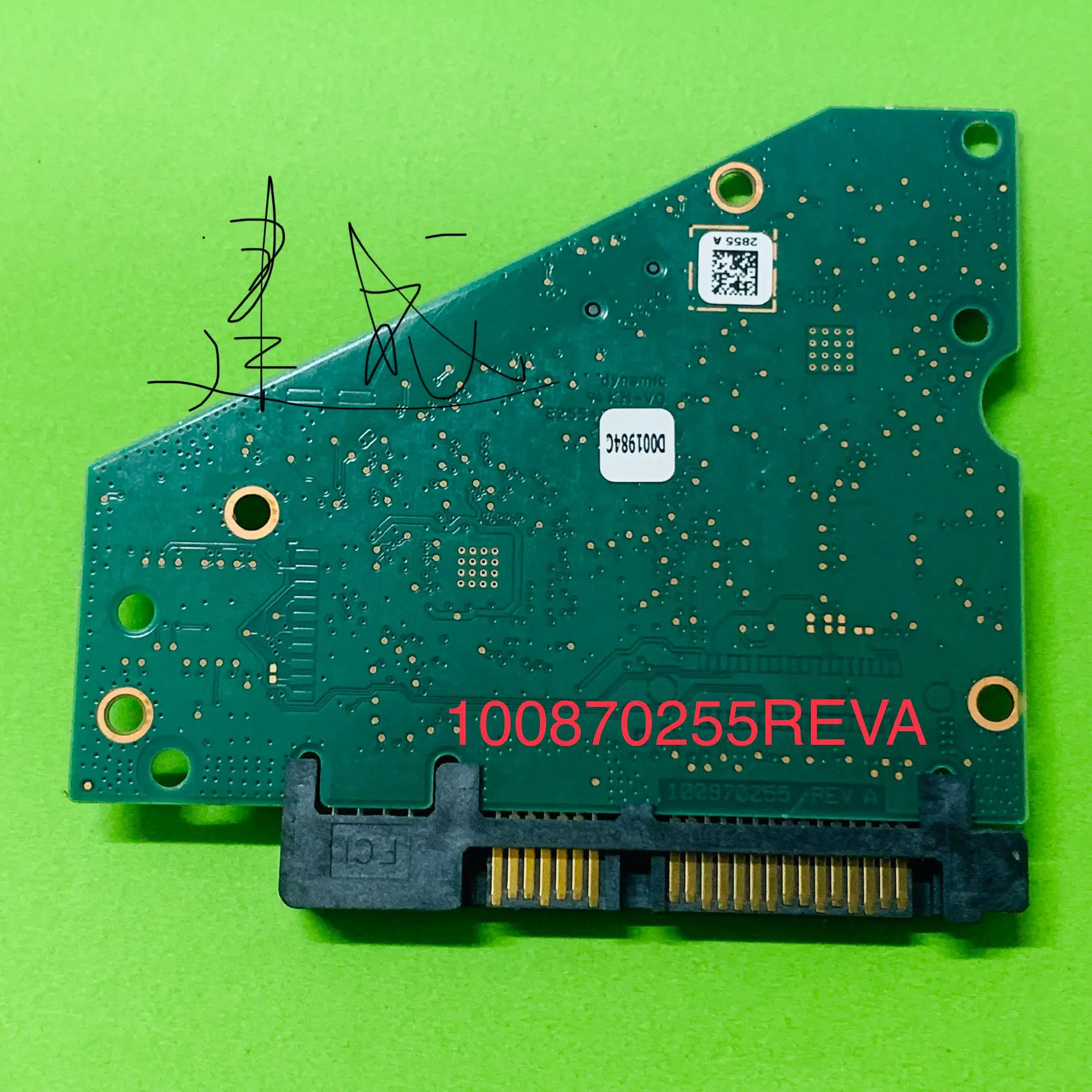 

100870255 REV A 2855A Seagate 3.5 inch hard disk data recovery