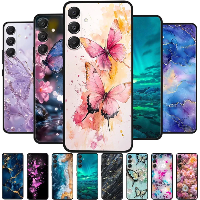 Marble Soft Matte Silicone Back Cover - Full Coverage Phone Shell