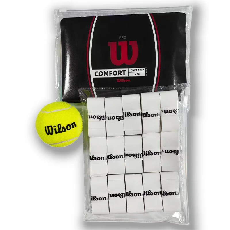 30/15 Pcs WILSON Original Overgrip High Quality Hand Glue Non-Slip Belt Padel Beach Tennis Pickleball Racket Grip Accessories