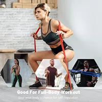 Resistance Bands, Pull Up Assist Bands - Workout Bands, Eexercise Bands, Long Resistance Bands Set for Working Out, Fitness - Image 5