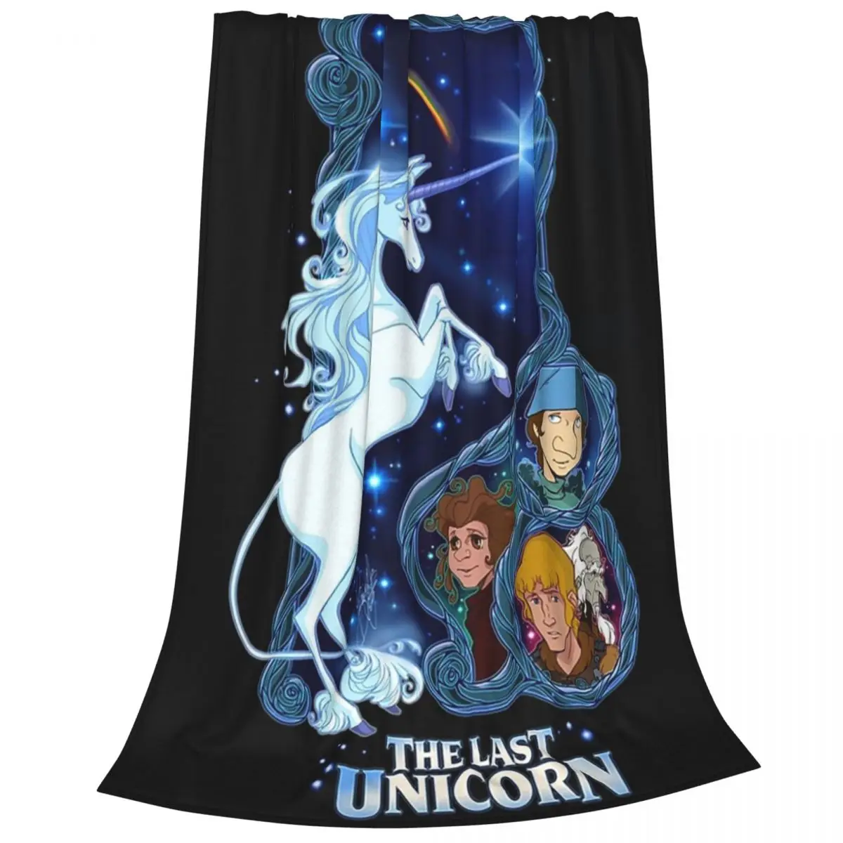 The Last Unicorn Blankets Fleece Breathable Sofa Throw Blankets For Couch Bedding Office Throws Bedspread Quilt 2