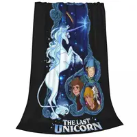 The Last Unicorn Blankets Fleece Breathable Sofa Throw Blankets For Couch Bedding Office Throws Bedspread Quilt 2