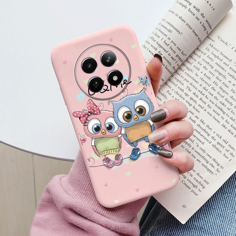 Cute Heart Flower Soft Silicone Matte Protective Back Cover s - Cartoon Design