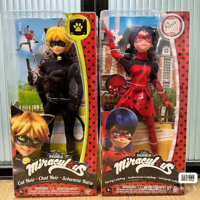 28cm Original Miraculous Ladybug Anime Figure Cat Noir Action Figure  Desktop Decoration Halloween Christmas Gift - AliExpress