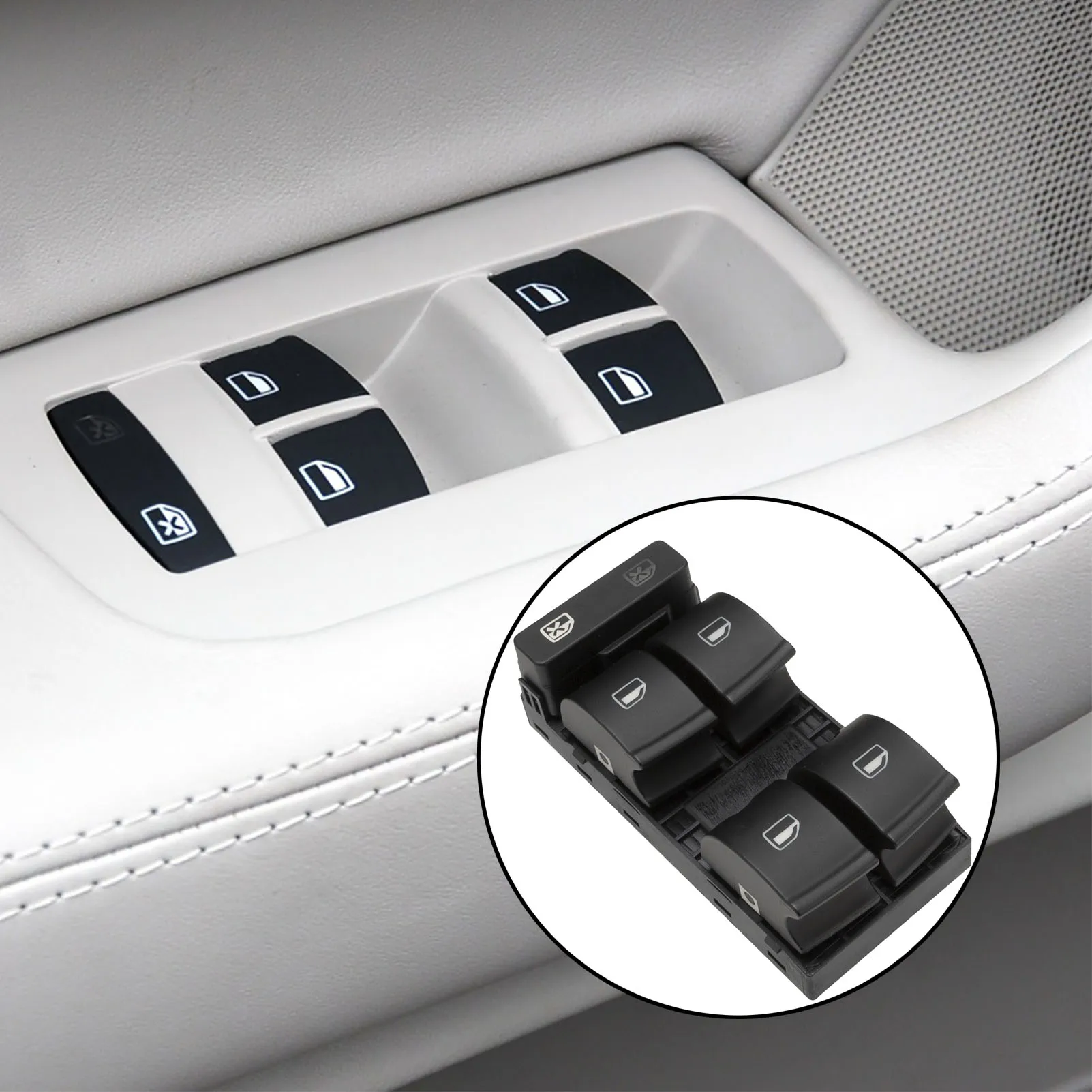 

Переключатель Стеклоподъемника Master Power для Audi A4 RS4 S4 2002-2008 8E0959851B