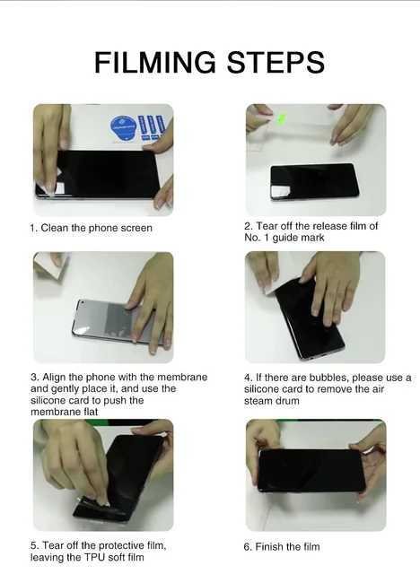 Protections écran Hydrogel Souples Pour Xiaomi Mi Note 10 / Pro / Lite – Pack De 2 Films