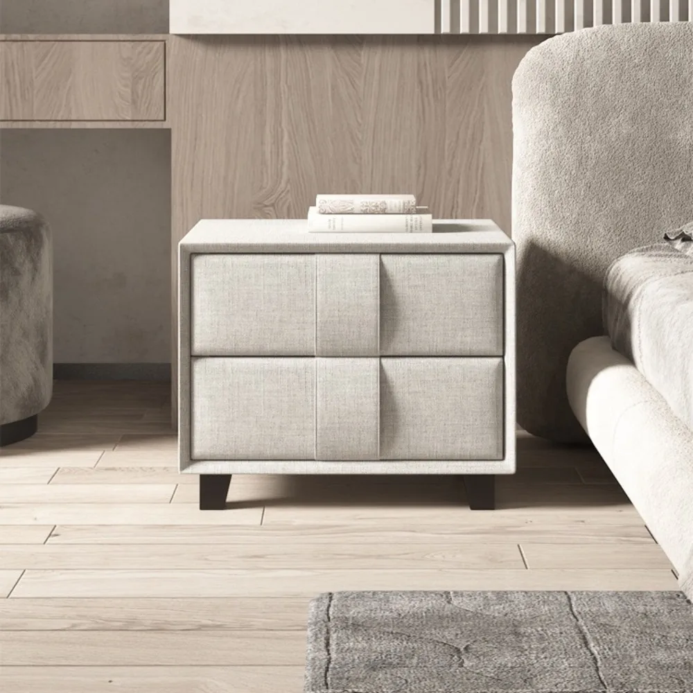 

Nordic minimalist solid wood bedside table small bedroom complete bedside cabinet simple modern household ultra-narrow lockers