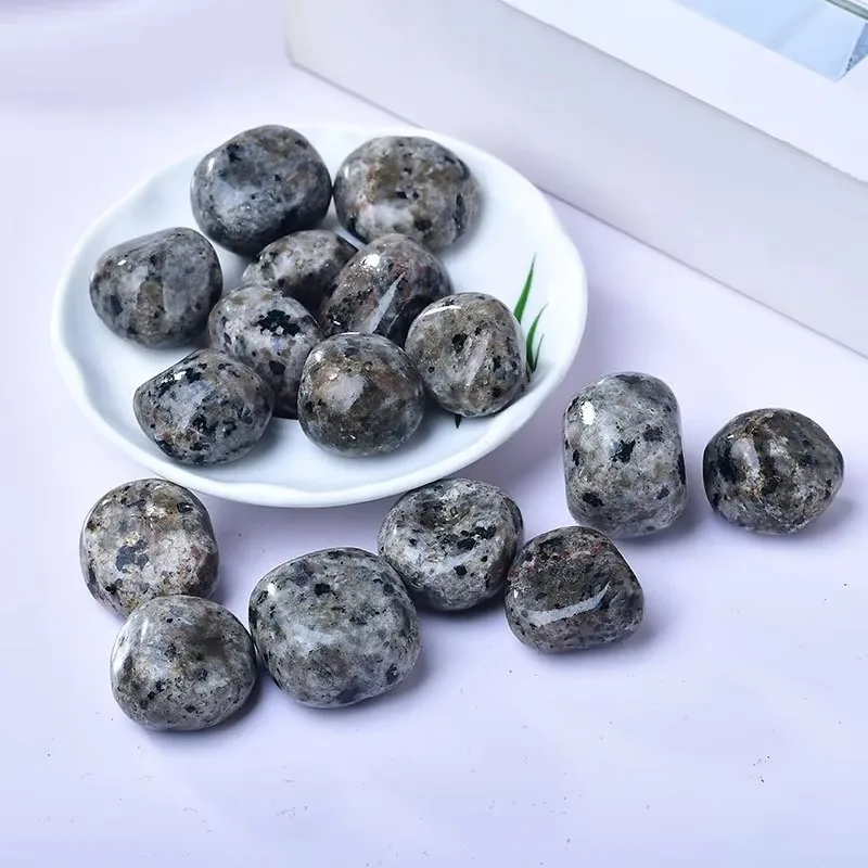 Wholesale new arrival crystal raw quartz yooperlite tumble stone rough yooperlite polished stone healing stone for fengshui 6