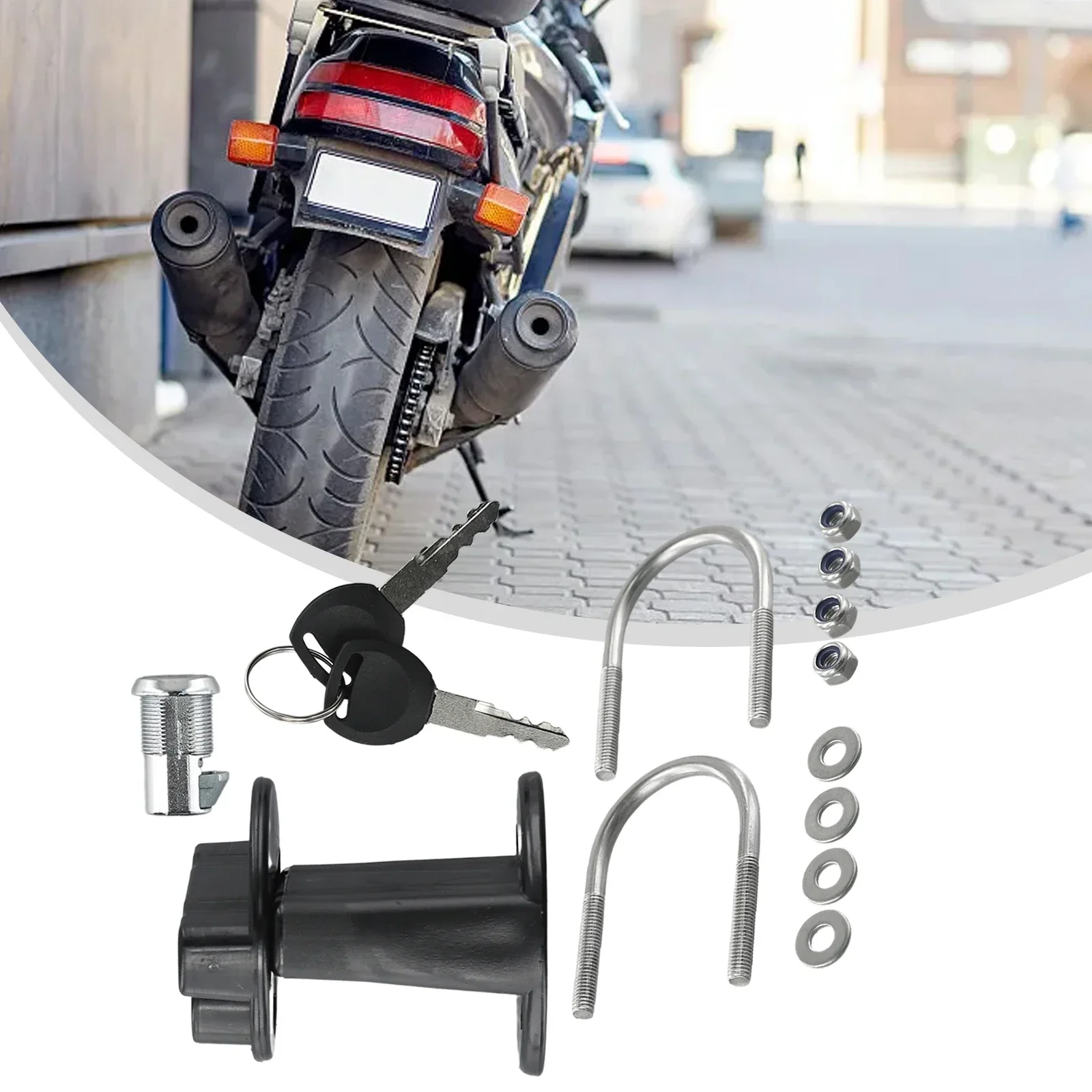 Indoor Lock With Key 1 Set Accessories Bracket Holder Fastener Metal Plastic Replacements