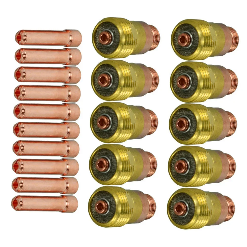 Welding Accessories 17GL332 Welding Accessories Fitting Gas Lens Welding parts kit 10N24S 20pcs 3/32